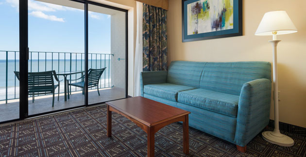 Premium Oceanfront Efficiency Room at Quality Inn Boardwalk - Ocean City