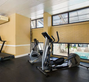 Fitness center at Quality Inn Boardwalk - Ocean City