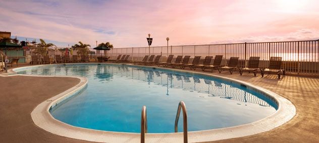 Two Oceanfront Pools at Maryland Hotel