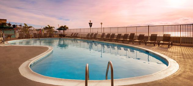 Two Oceanfront Pools at Maryland Hotel